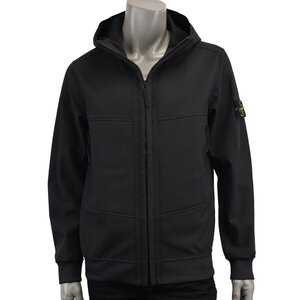 新品【Lサイズ】STONE ISLAND ストーンアイランド SOFT SHELL-R HOODED JACKET/ナイロン ジップ パーカー/8115Q0322 V0029