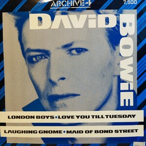 UKオリジナル DavidBowie ARCHIVE4 12インチ　1986年 7500枚限定