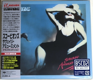 ☆ スコーピオンズ SCORPIONS サヴェイジ・アミューズメント SAVAGE AMUSEMENT 初回限定 2枚組 CD + DVD 日本盤 帯付 SICX-30022-3 新品 ☆