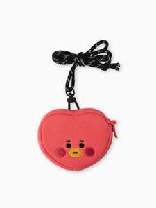 7日間限定SALE★BT21公式 ベビーTATA コインケース & ネックストラップ セット お財布 小銭入れ ポーチ BTS 防弾少年団 テテ テヒョン V