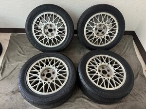 ★値下げ★ ホイールキャップ付き【引取り歓迎】マツダ サバンナ RX-7 FC3S 純正 ホイール 4本セット 16インチ メッシュ 7J ＋40 PCD 114.3