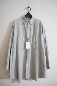 HERILL 2021AW コットンカシミヤ ワークシャツ 1 Cotton Cashmere Brush Work Shirts 21-050-HL-8020-3 ヘリル カシミア