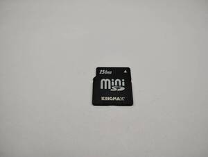 256MB　メガバイト　KINGMAX　miniSDカード　メモリーカード