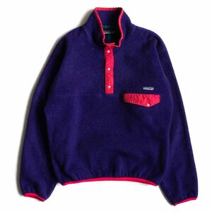 【エッグプラント/90s】PATAGONIA【スナップＴ シンチラ フリース ジャケット】S プルオーバー パタゴニア 2409309