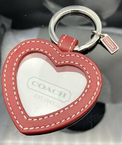 COACH コーチ ピクチャフレーム キーホルダー チャーム ハート ハートマーク ハート形 ハート型 アクセサリー ブランドアクセサリー