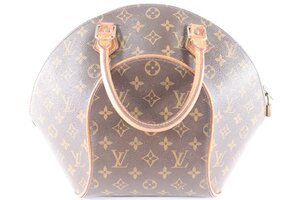 LOUIS VUITTON ルイヴィトン LV モノグラム エリプスMM M51126 ハンドバッグ 手持ち 手提げ ブラウン 茶色 レザー レディース 0828-KI