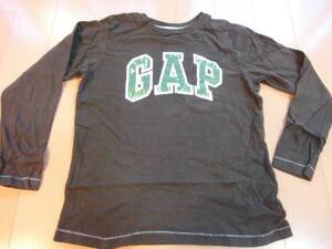 ★★★GAP★ロゴプリント長袖Tシャツ★ブラウン★１４０★★★