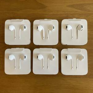 Apple＊純正＊イヤホン＊EarPods＊6セット＊未使用