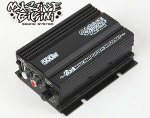 バイク用 バイク 小型 2チャンネル アンプ オーディオ 300W USB 充電 iPhone スマホ 単車 スクーター ヤマハ ホンダ スズキ カワサキ