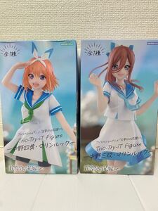 五等分の花嫁∽ TVスペシャルアニメ Trio-Try-iT フィギュア Figure 中野三玖 中野四葉 マリンルック　 プライズ　アミューズメント専用