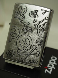 2019 Zippo SKULL スカル モノグラム 200-411689 ジッポライター新品 USA加工