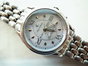 ★ シチズン ★ XC ECO-Drive シェル文字盤 電波クォーツ レディース 腕時計 H330-T008658 ★ USED