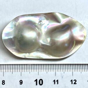 ◯マベパール64.36ct◯o 約50.5×28.2mm ルース 裸石 宝石 ジュエリー jewerly mabe Pearl ◎ w5 c4