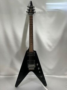 エレキギター フライングV ブラック 弦楽器 ギター FERNANDES