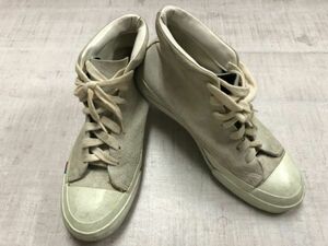 プロケッズ PRO KEDS アメカジ ストリート スエード レザー コロンビア製 90s ハイカット スニーカー メンズ M 27cm程度 生成り