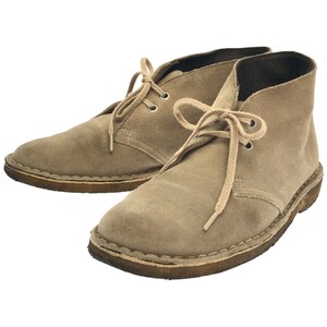 Clarks クラークス スエードチャッカブーツ ベージュ 5 1/2 ITP043MV7F2E