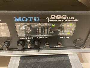 MOTU 896HD オーディオインターフェイス + OYAIDEケーブル + 3Uラック