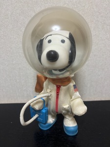 スヌーピー　SNOOPY　フィギュア　アストロノーツ スヌーピー　人形 ソフビ　1960s　ピーナッツ 宇宙飛行士 ポケットドール