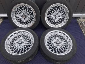 ☆ 希少 美品 SSR フォーミュラメッシュ 16インチ 7J 4H PCD100 深リム タイヤ付き！ 195/50R16 プロボックス サクシード 検)ロンシャン ☆