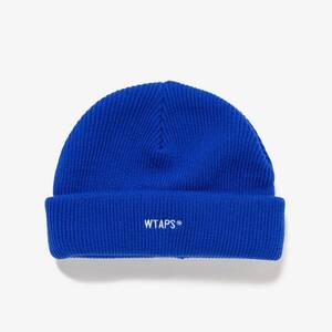 2024AW　ブルー　BEANIE 04 / BEANIE / ACRYLIC　ダブルタップス　wtaps　2242MADT-HT04