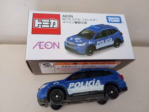 トミカイオン限定NO73スバルフォレスタースペイン警察仕様新品