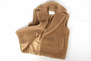 マックスマーラ MaxMara テディベア ベスト キャメル ブラウン 127602236 [XS] レディース コート ジャケット　I597