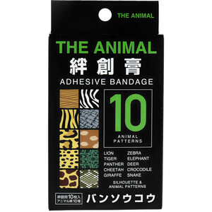 まとめ得 THE ANIMAL 絆創膏 10枚入 x [16個] /k