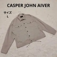 CASPER JOHN AIVER ジャケット L グレー シンプル カジュアル