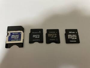 中古 mini SD 32MB アダプター付