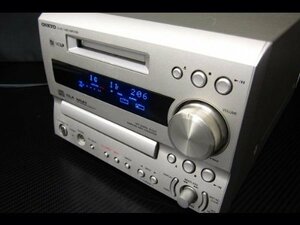 (中古品)ONKYO オンキョー FR-X7A CD/MDコンポ リモコン付　(shin