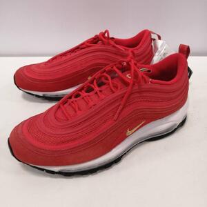 NIKE/ナイキ/AIR MAX 97 QS/エアマックス 97/CHALLENGE RED/METALLIC GOLD/スニーカー/靴/27cm/レッド