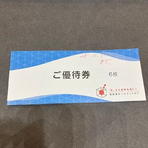 極楽湯 株主優待券 ６枚セット (有効期限2025年11月30日)　銭湯　優待券　スーパー銭湯　TY ABC1