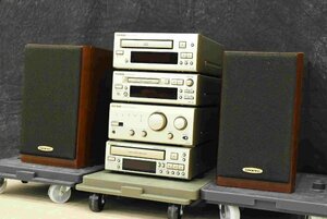 F☆ONKYO オンキョー A-909 C-705 MD-105 K-505 D-102AX システムコンポ ☆現状品☆