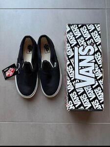 90s USA直後　VANS スリッポン　ブラック　10 デットストック　レア