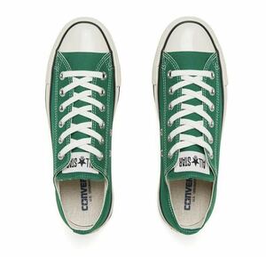 新品　converse all star us colors ox 22.5cm Green スニーカー　ローカット　コンバース