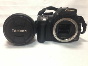 Canon EOS KISS Digital N ブラック Tamron 28-300mm ズームレンズ Canon純正レリーズ バッグ CFカード１GB ×２枚 ミニ三脚 付き
