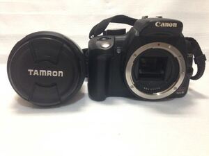 Canon EOS KISS Digital N ブラック Tamron 28-300mm ズームレンズ Canon純正レリーズ バッグ CFカード１GB ×２枚 ミニ三脚 付き