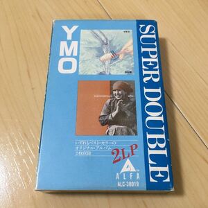 カセットテープ YMO 2LP BGM TECHNODELIC super double 昭和 レトロ レア 当時物 イエローマジックオーケストラ 坂本龍一 細野晴臣高橋幸宏