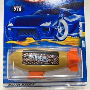 【未開封 / レア】Hot Wheels 2001 No.210 BLIMP / ホットウィール 飛行船 オレンジ HTW2205-210 /1