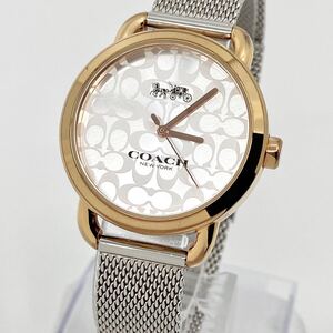 腕時計 レディース COACH NEWYORK クォーツ quartz シグネチャー ゴールド 金 GOLD 3針 CA.105.7.95.1319 コーチ Watch Y1974