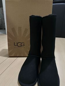 UGG ムートンブーツ ロングブーツ BLACK サイズ6