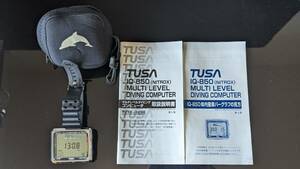 【美品】ダイブコンピューター TUSA DC Sapience Ⅱ（取説、ケース付）