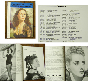 英国 ヴィンテージ BRITISH FILMS 1946-47年/ 40s,アールデコ,50s,JEAN KENT,雑誌,冊子,イギリス,UK,レトロ,ハリウッド,女優,アンティーク