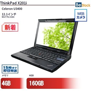 中古 ノートパソコン Lenovo レノボ ThinkPad X201i 3626-EC8 Celeron メモリ：4GB 6ヶ月保証