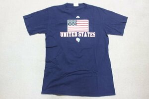 ▽♪ Majestic マジェスティック WBC UNITED STAES 半袖Tシャツ 2006 紺 L