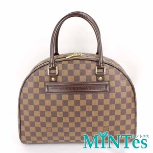 Louis Vuitton ルイヴィトン N41455 ノリータ ボストンバッグ ダミエ エベヌ ダミエキャンバス レディース 女性 お出かけ デイリー 通勤