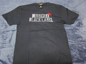 新品バーバリーブラックレーベル　Tシャツ（3)黒