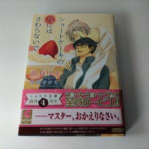 ショートケーキの苺にはさわらないで (ショコラ文庫) 凪良ゆう (著) 帯付 初版