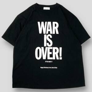 DOUBLE FANTASY x ADAM ET ROPE 20AW WAR IS OVER T-shirt ロゴTシャツ GMM-70340 XXL SSM3750 半袖 ジョンレノン オノヨーコ