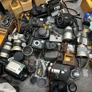 11204 カメラ、レンズ、部品まとめ　 Canon、 MINOLTA、 YASHICA 現状ジャンク品　